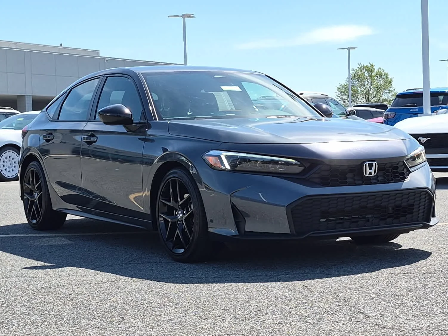 Used 2025 Meteorite Gray Metallic Honda Sport image 2