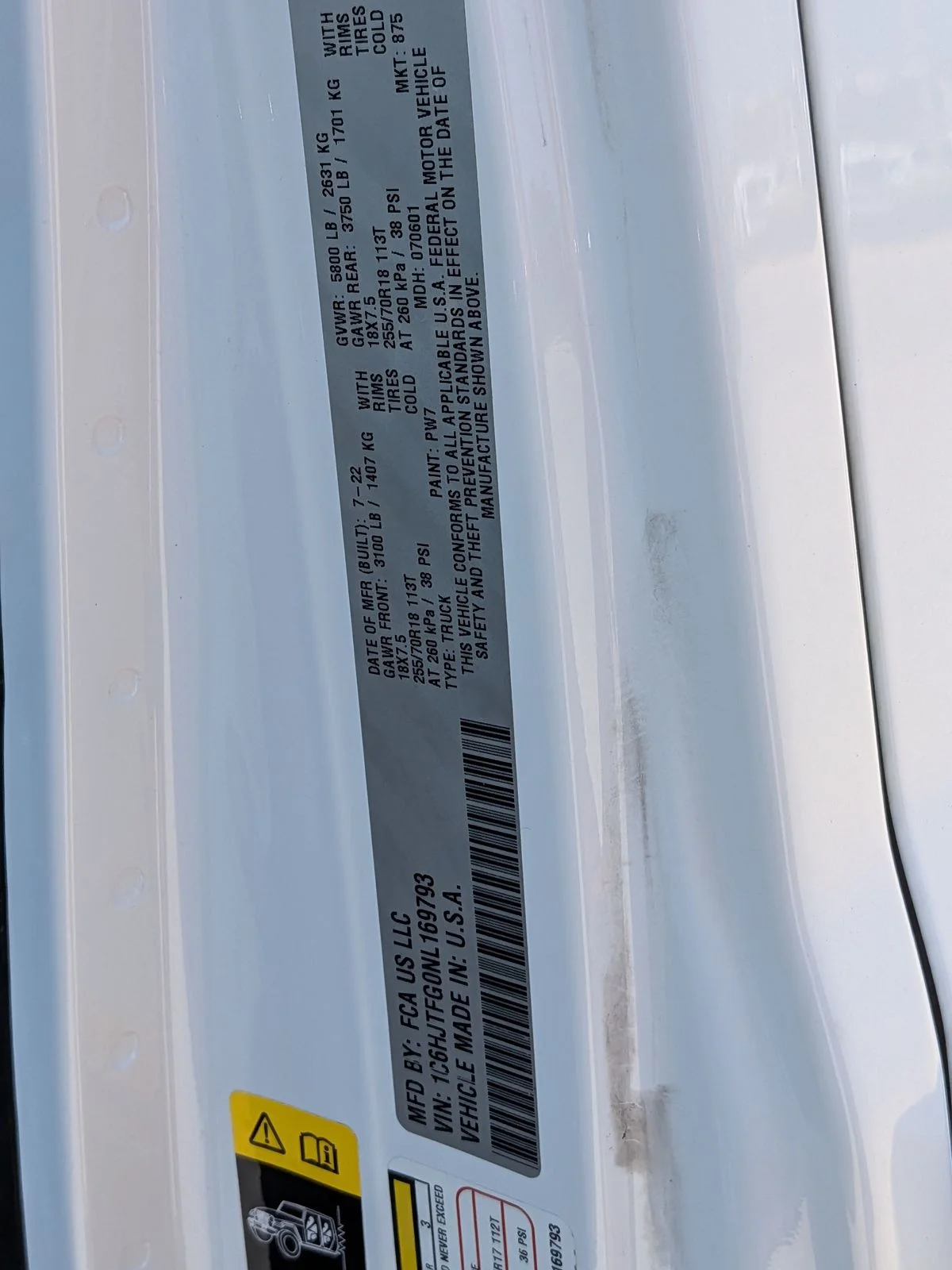 Used 2022 Bright White Clearcoat Jeep Overland image 38