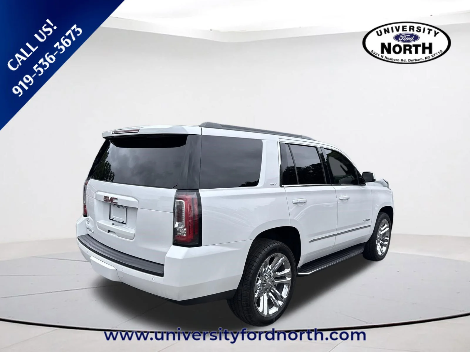 Used 2018 White Frost Tricoat GMC SLT image 7