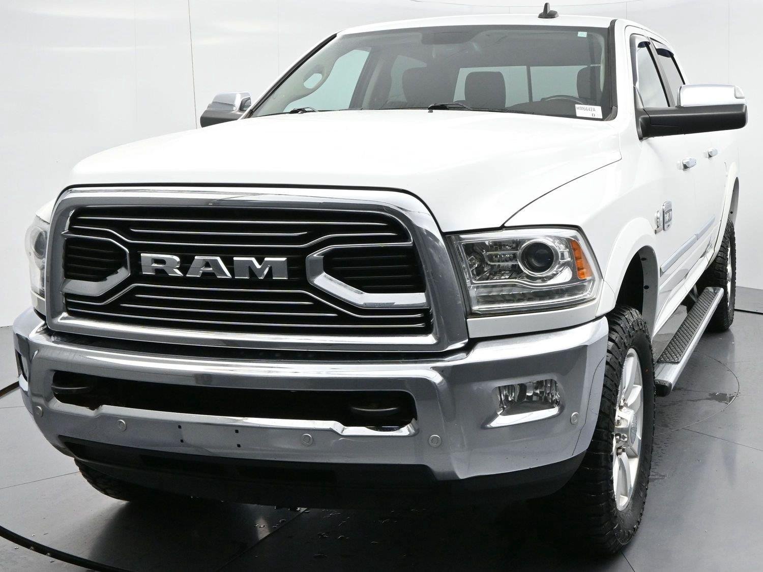 Used 2018 Bright White Clearcoat Ram Longhorn image 2