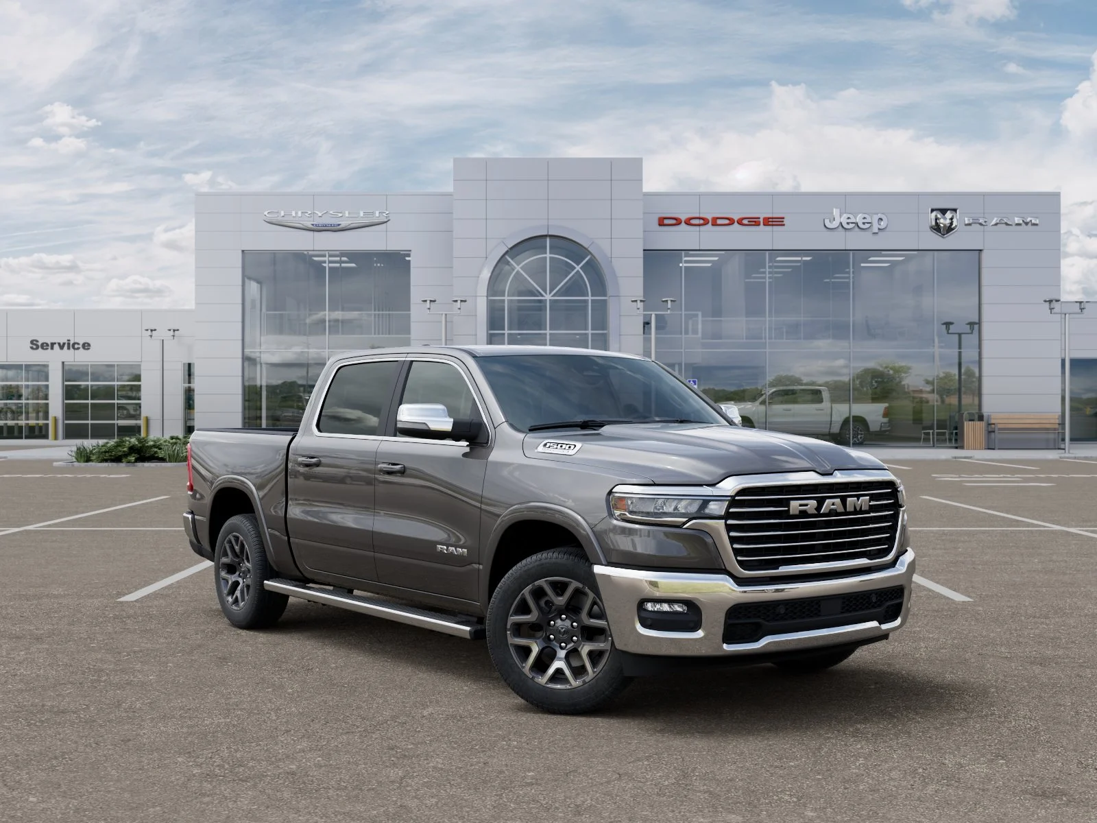 New 2027 Granite Crystal Metallic Clear-Coat Exterior Paint RAM Laramie image 5