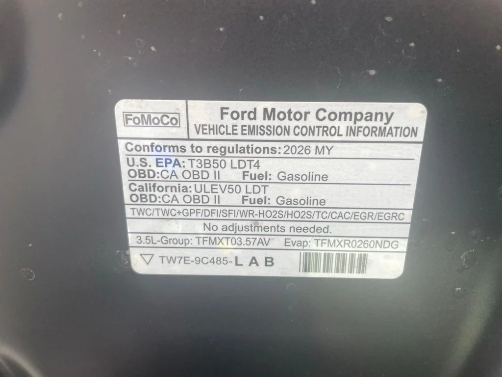 New 2026 Agate Black Metallic Ford Lariat® image 38