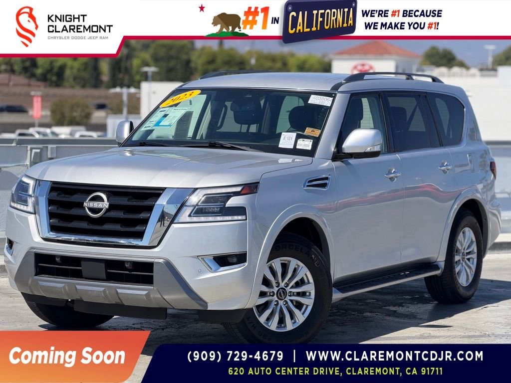 Used 2023 Brilliant Silver Metallic Nissan SV image 1