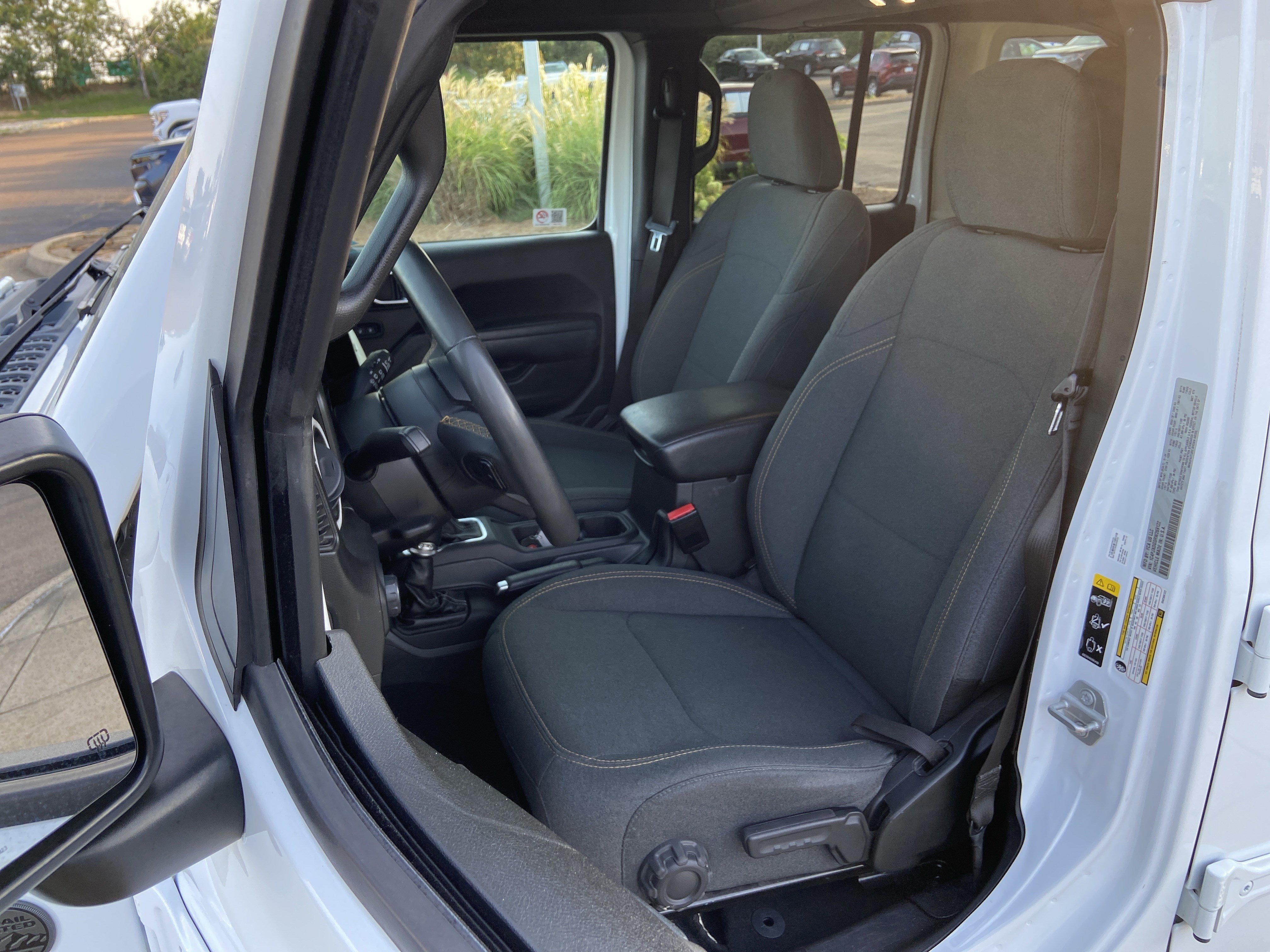 Used 2024 Bright White Clearcoat Jeep Sport S image 18