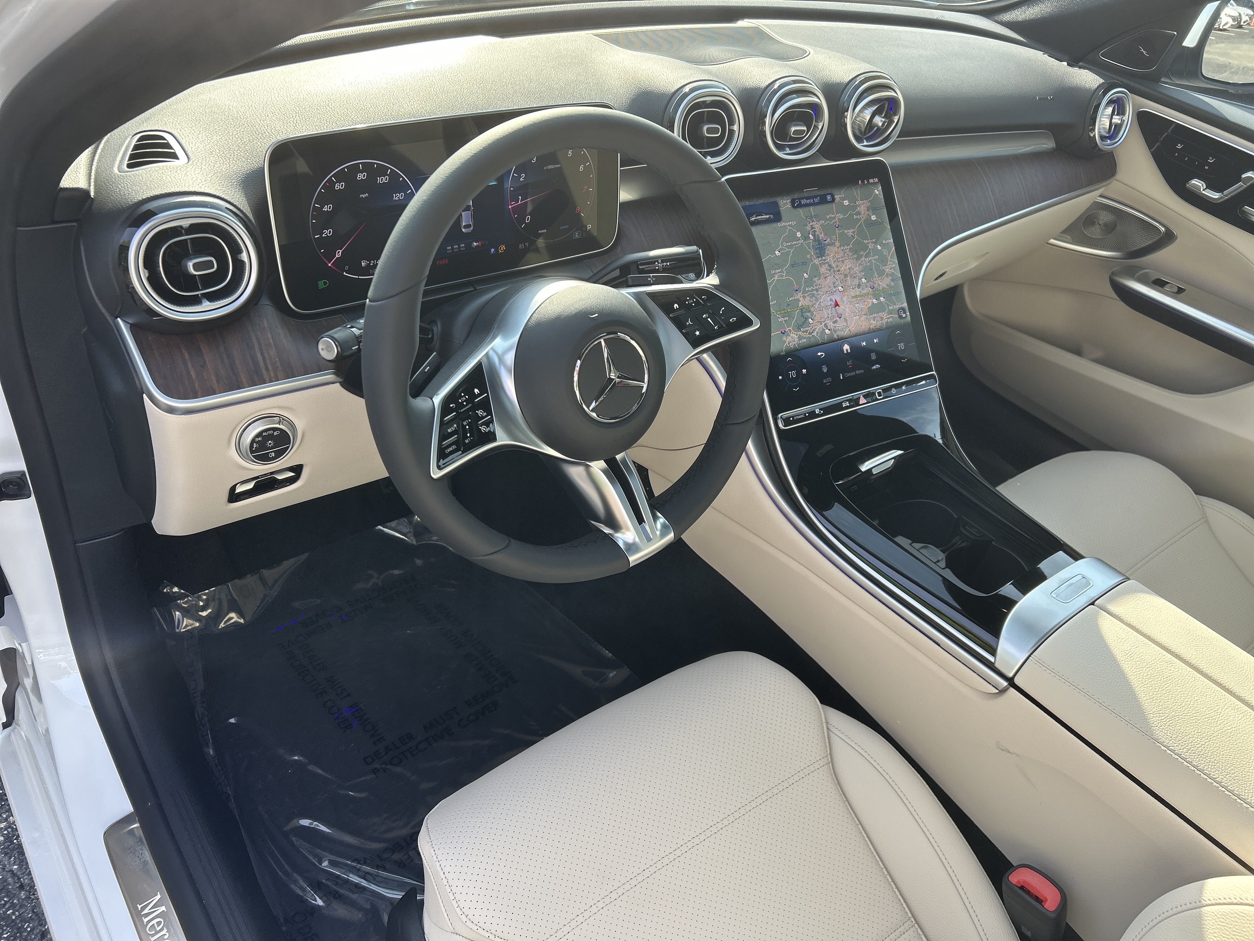 New 2026 MANUFAKTUR Moonlight White Metallic Mercedes-Benz C 300 Sedan image 19