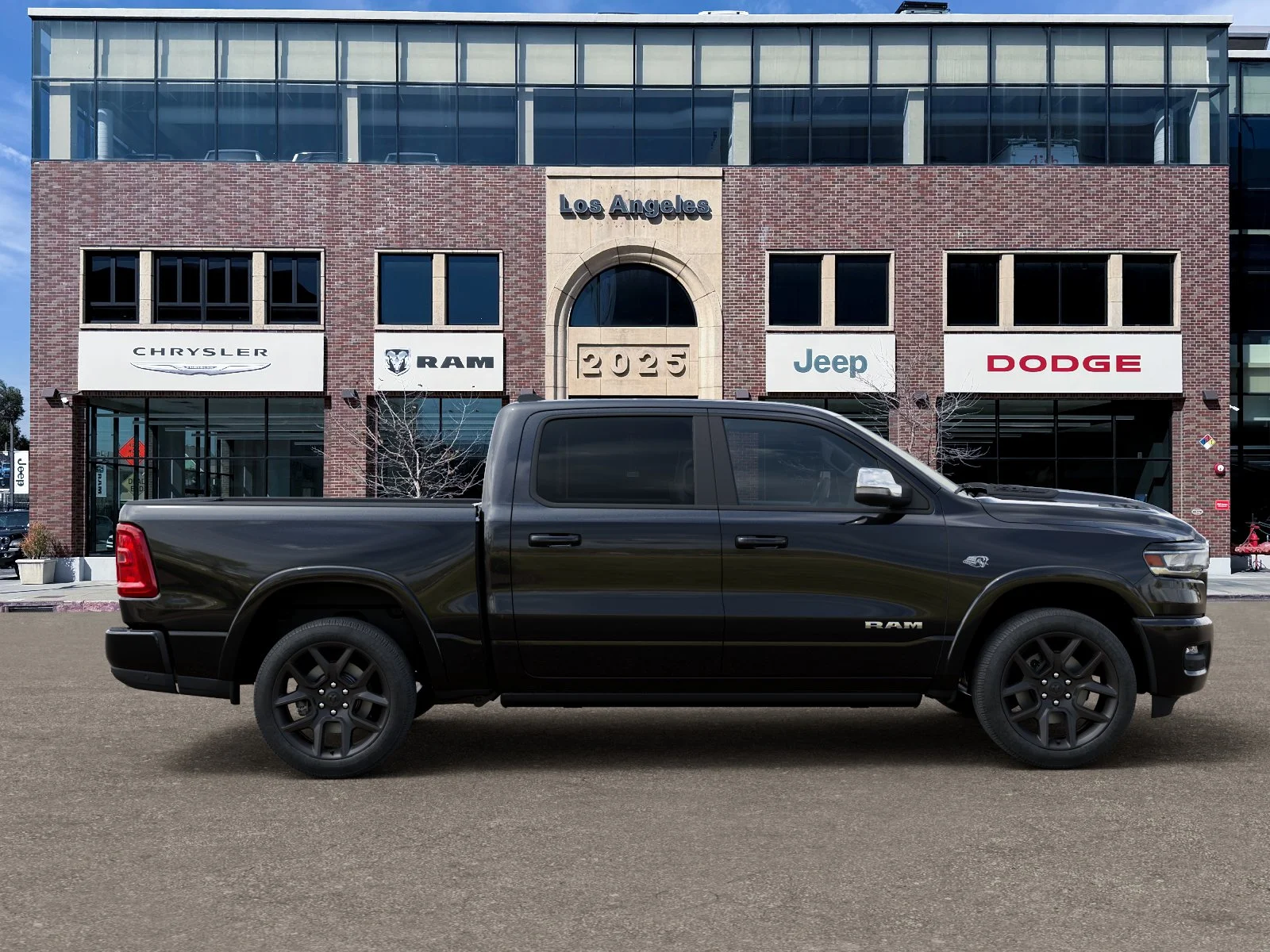 New 2026 Diamond Black Crystal Pearl-Coat Exterior Paint RAM Laramie image 47