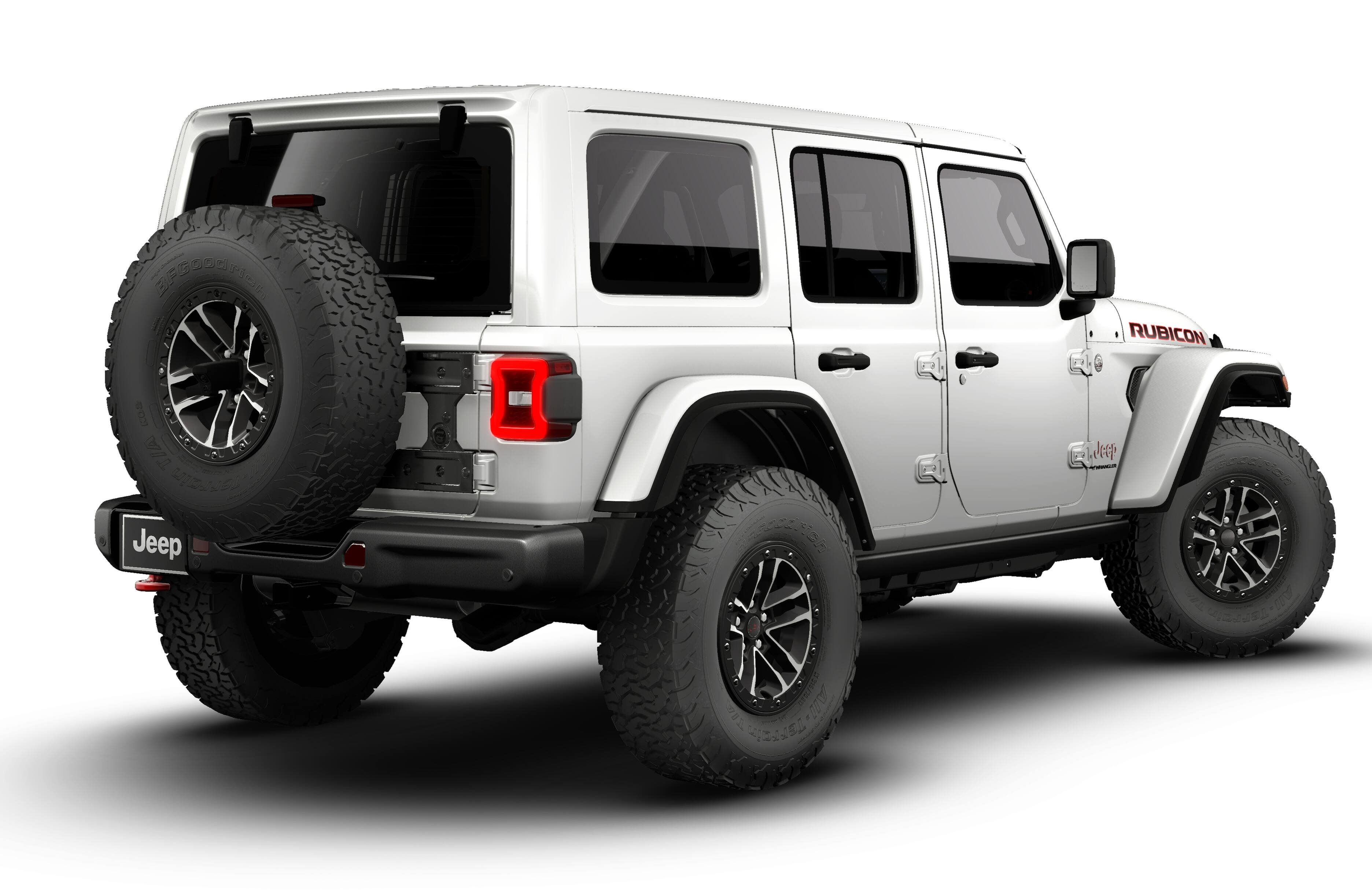 New 2026 Bright White Clear-Coat Exterior Paint Jeep Rubicon X image 14