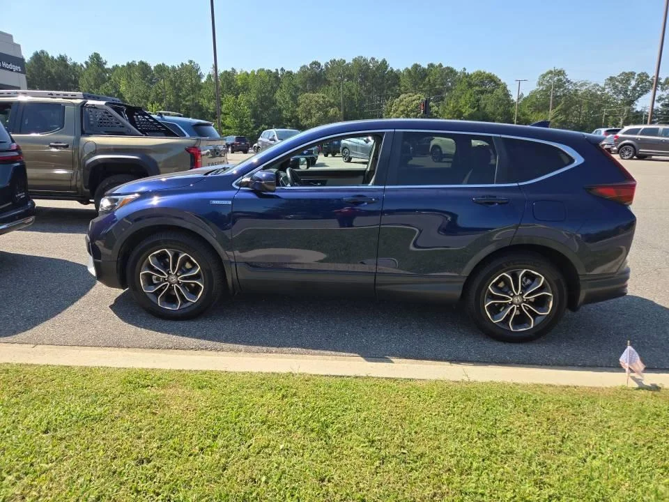 Used 2020 Obsidian Blue Pearl Honda EX-L AWD image 3