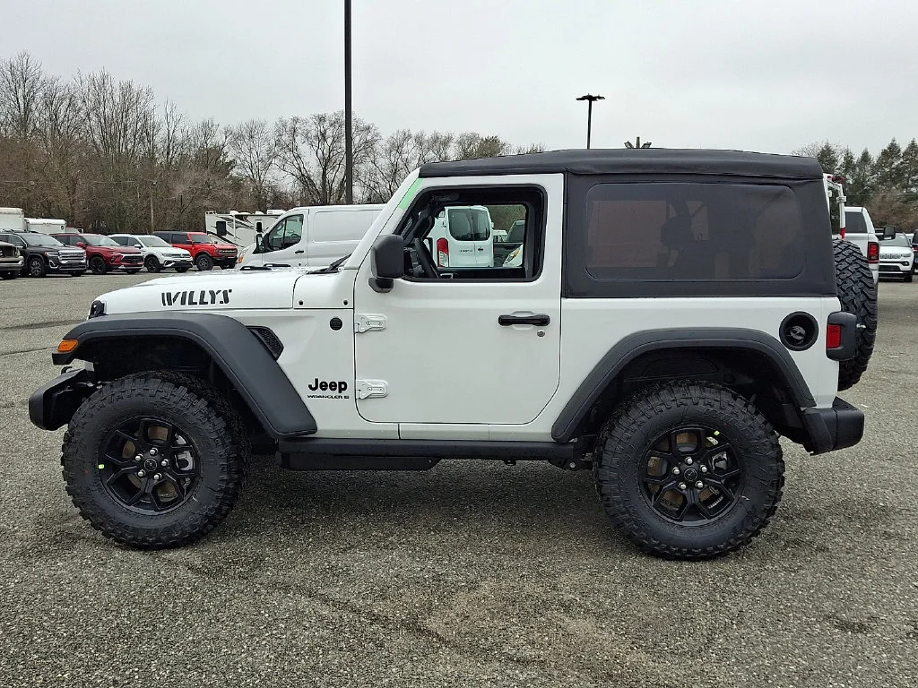 New 2026 Bright White Clear-Coat Exterior Paint Jeep Willys image 5