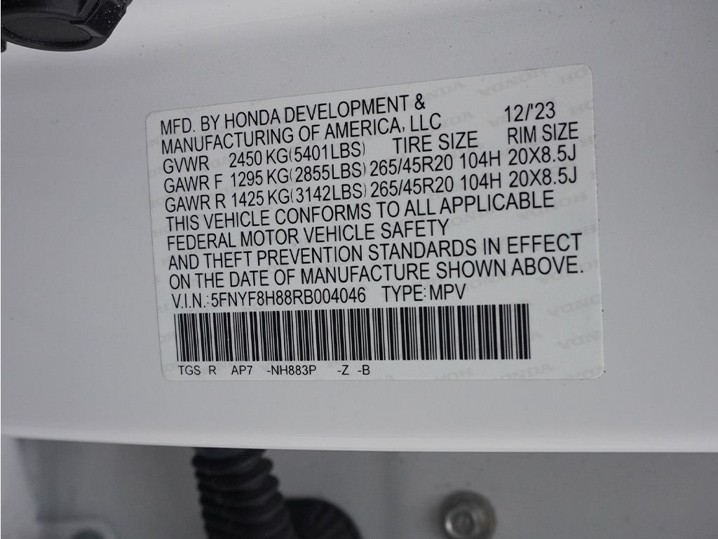 Used 2024 White Honda Black Edition image 54