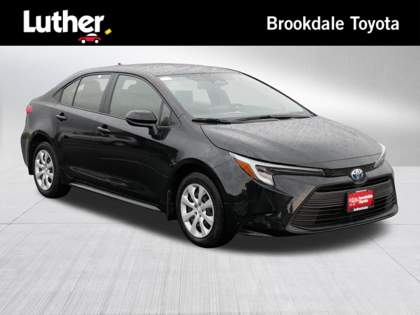 Certified Used 2025 MIDNIGHT BLACK METAL Toyota Hybrid LE image 1