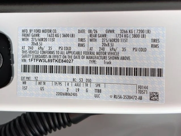 New 2026 Oxford White Ford XLT image 67