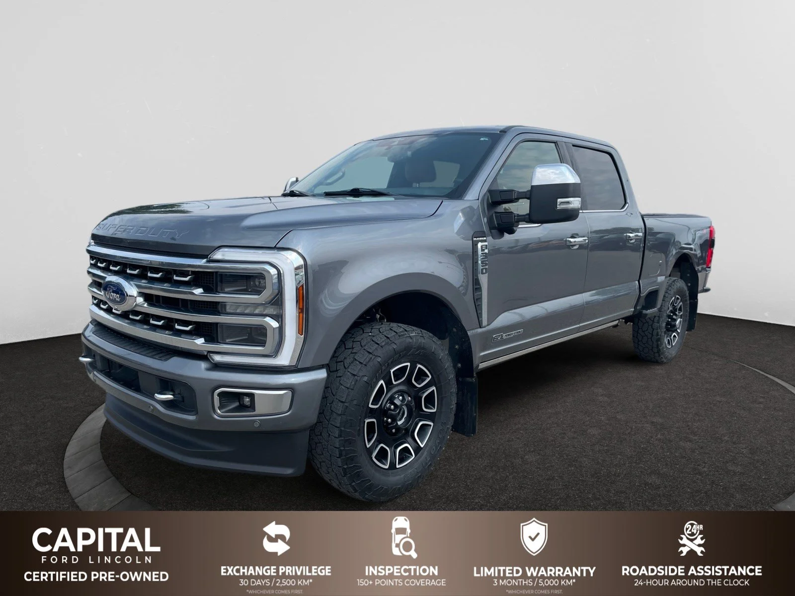 Used 2024 GRAY Ford PLATINUM SuperCrew image 1