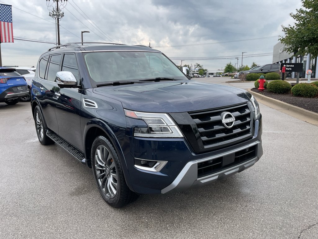 Used 2023 Hermosa Blue Pearl Nissan Platinum image 2