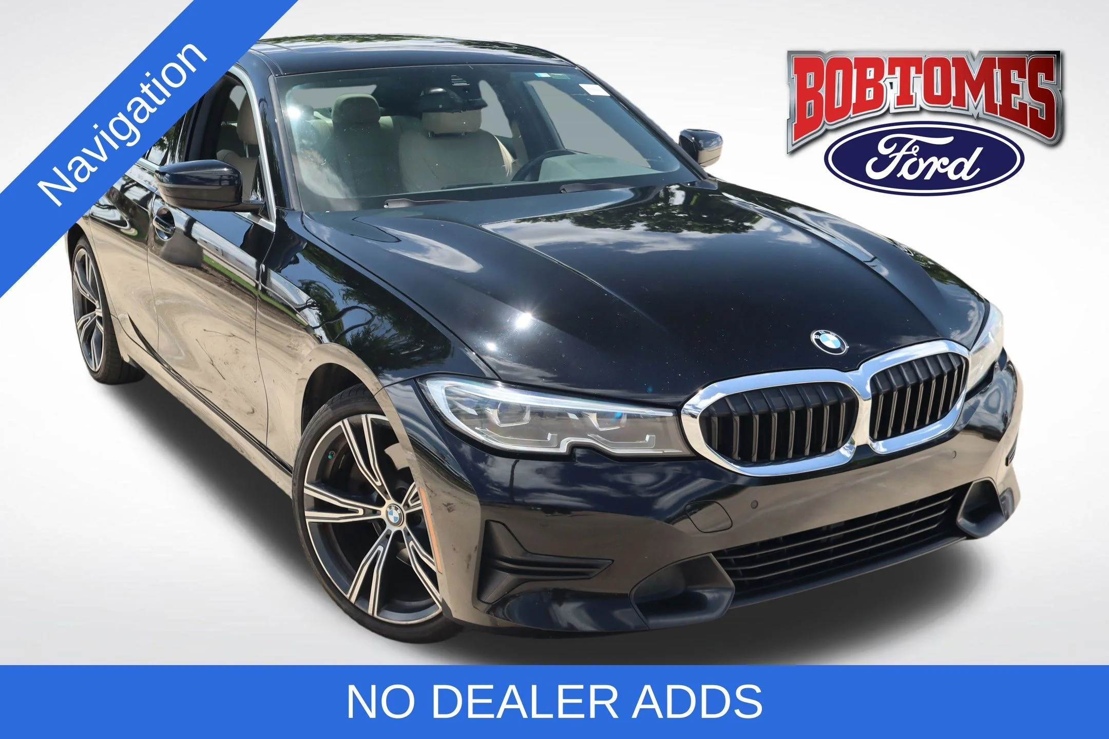 Used 2021 Black BMW 330i image 1
