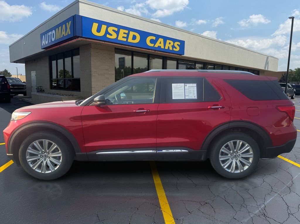 Used 2020 Red Metallic Ford Limited image 8