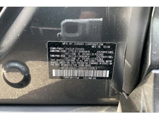 New 2026 MAGNETITE GRAY METALLIC Subaru Limited XT image 28