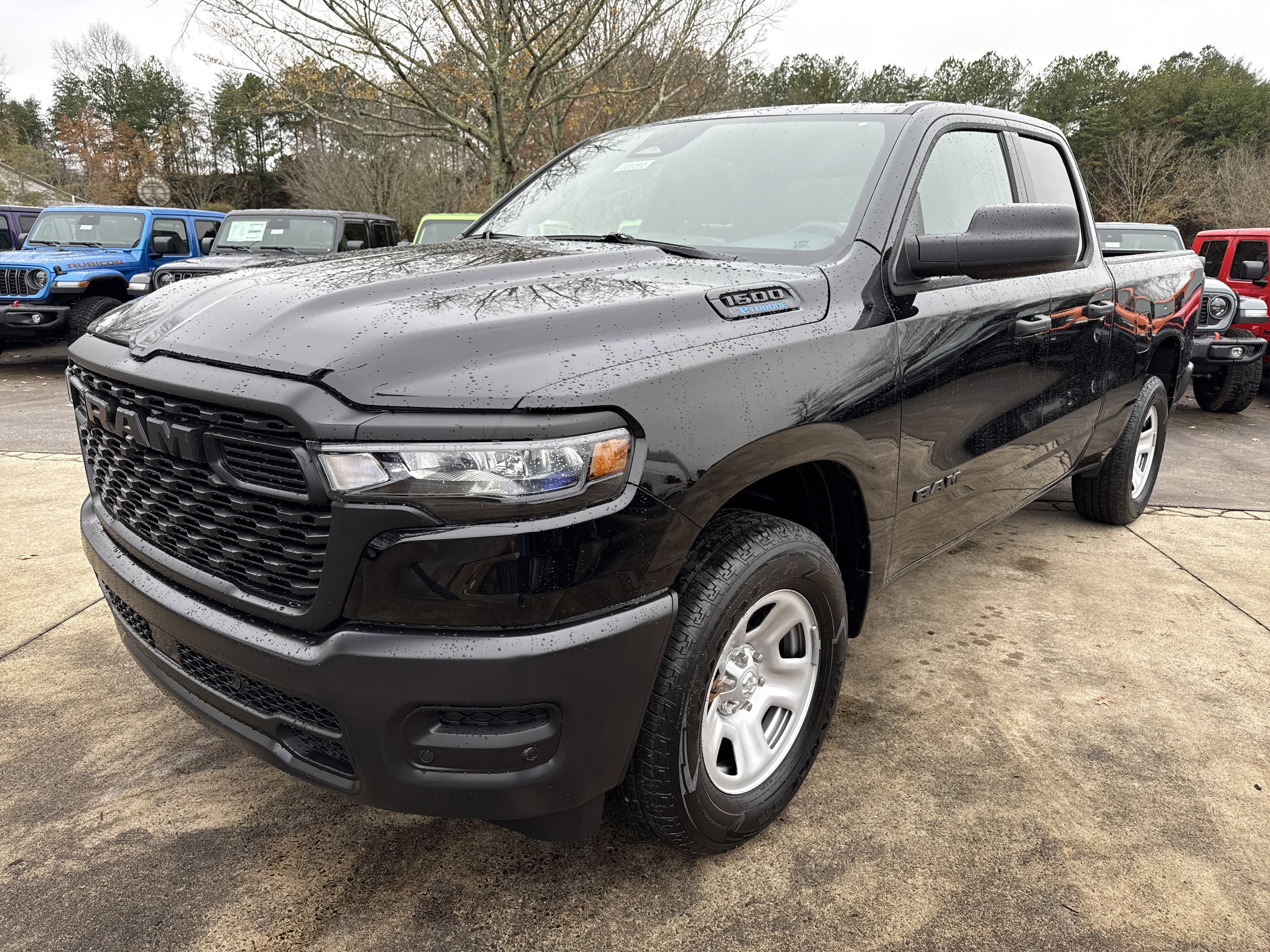 New 2026 Diamond Black Crystal Pearlcoat RAM Tradesman image 3