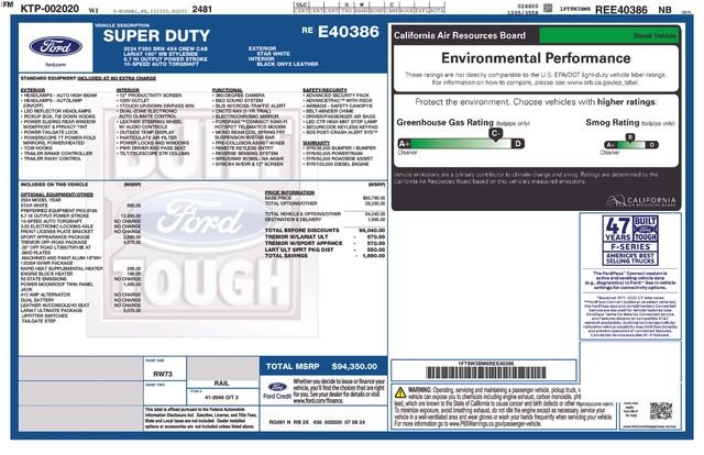 Used 2024 Star White Ford Lariat image 12