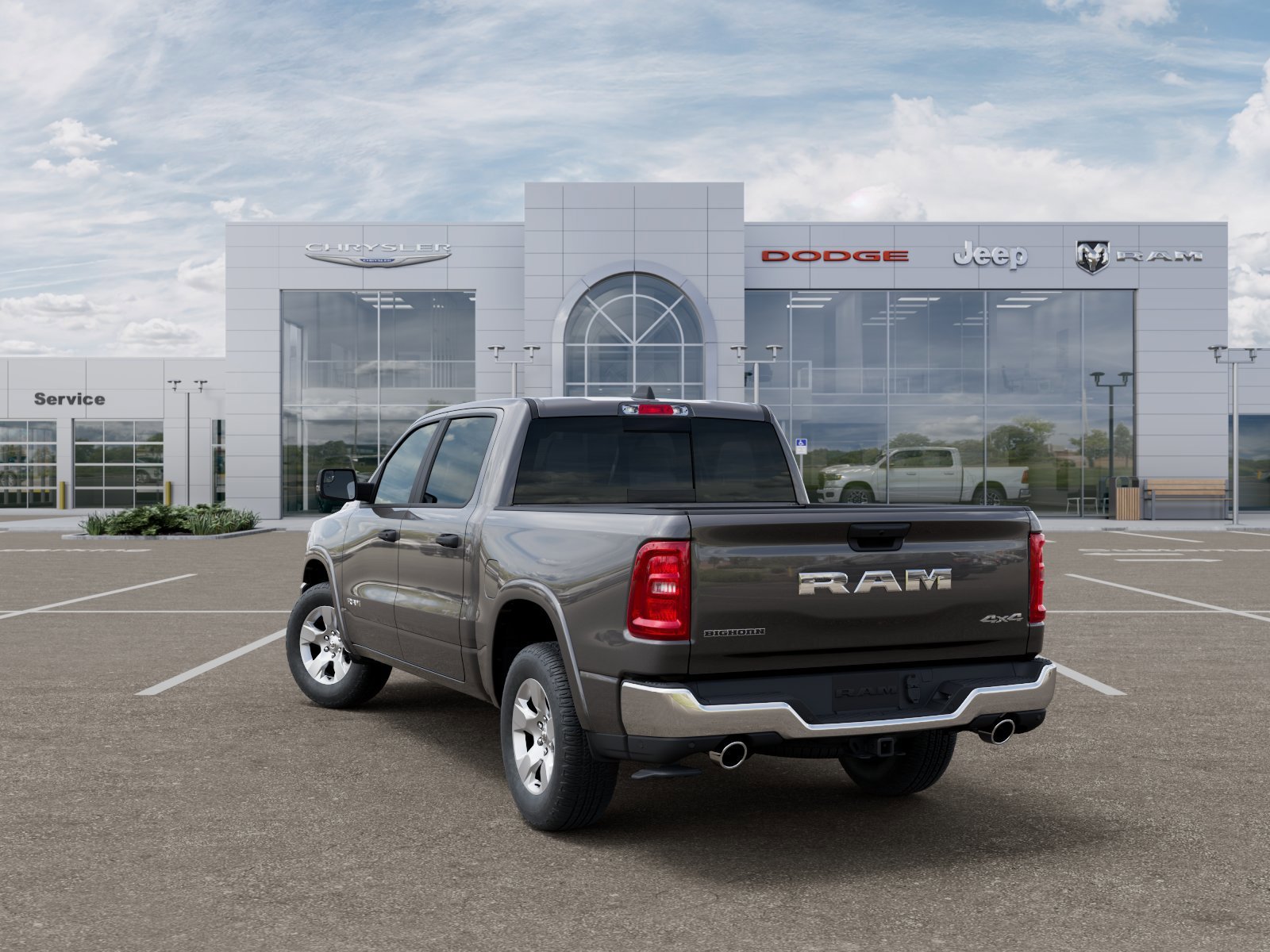 New 2026 Granite Crystal Metallic Clear-Coat Exterior Paint RAM Big Horn/Lone Star image 3