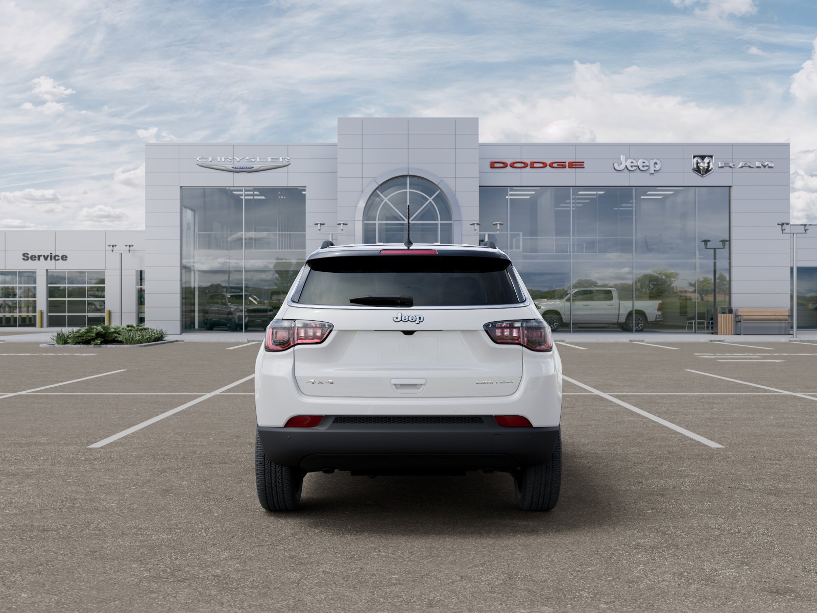 New 2026 Bright White Clear-Coat Exterior Paint Jeep Limited image 42