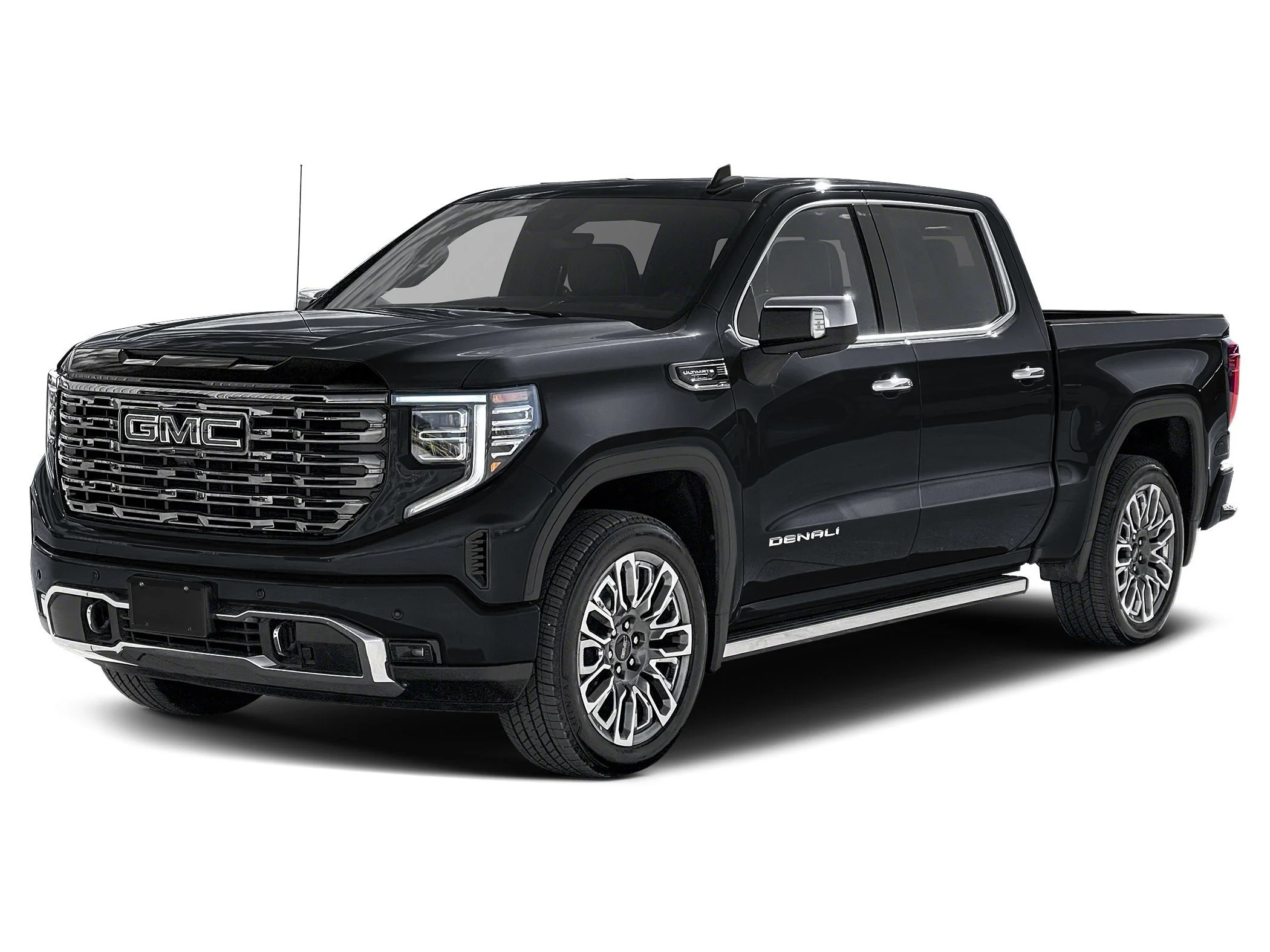 Used 2025 Onyx Black GMC Denali Ultimate 4x4 Crew Cab 5.75 ft. box 147.4 in image 1