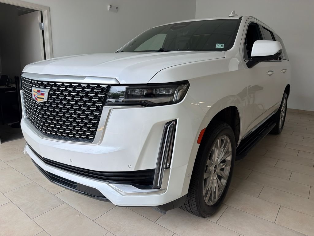 Used 2022 White Cadillac Premium Luxury image 4