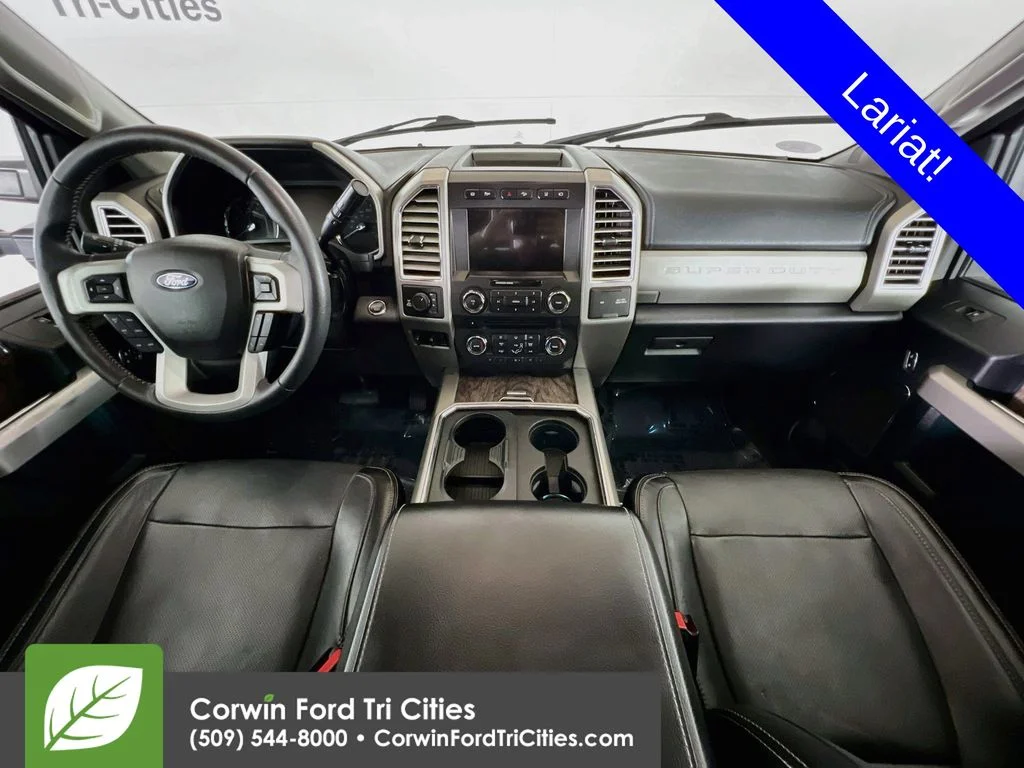 Used 2017 Shadow Black Ford Lariat image 7