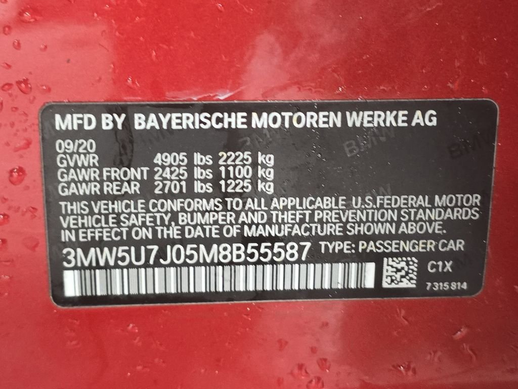 Used 2021 Sunset Orange Metallic BMW M340i image 29
