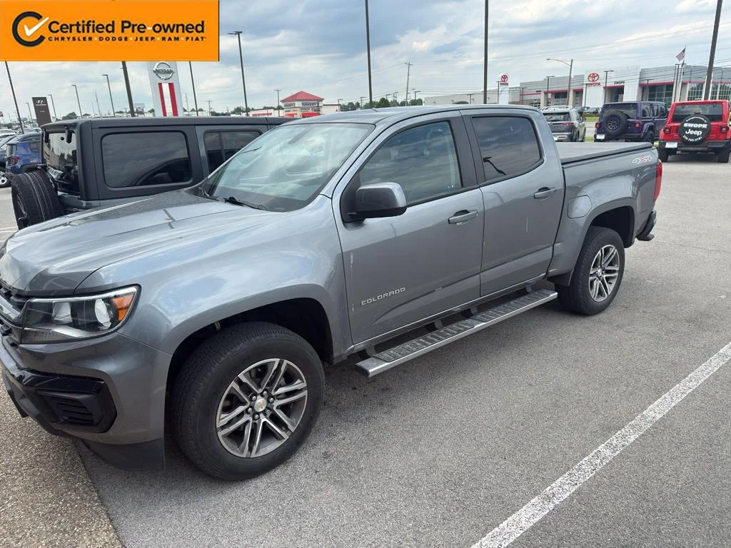 Used 2022 Satin Steel Metallic Chevrolet 4WD Work Truck image 1