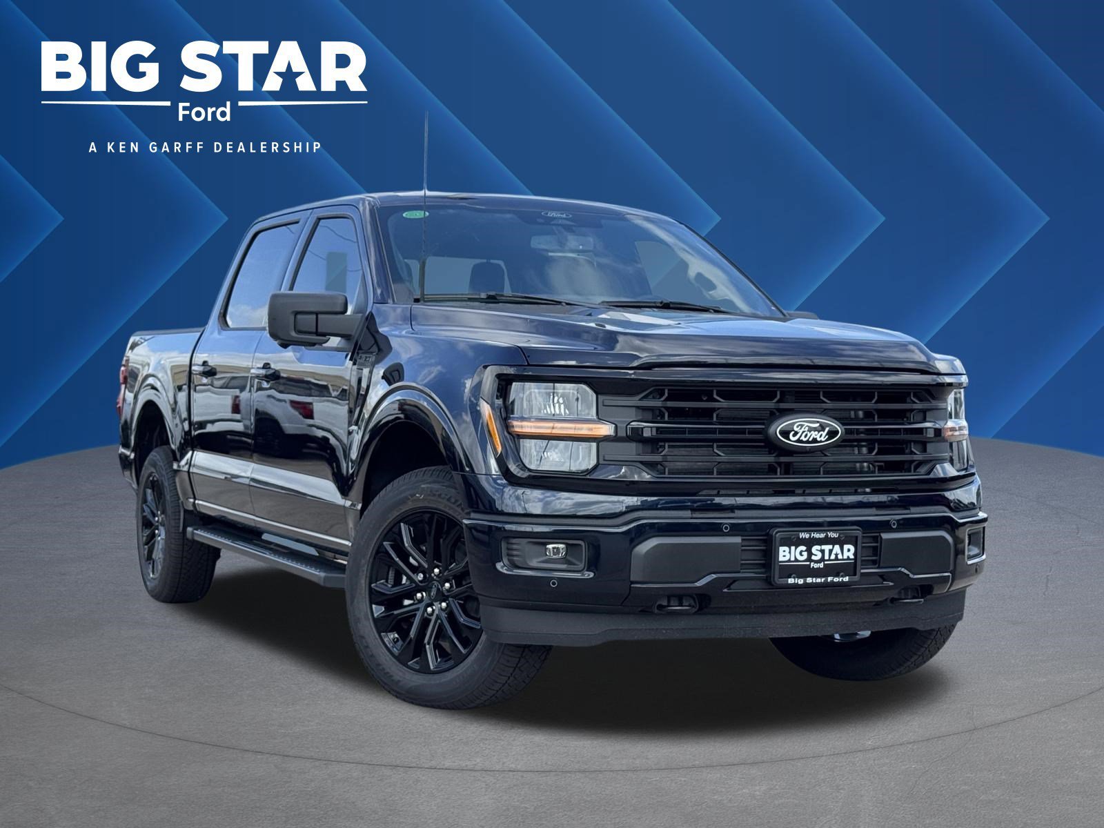 New 2026 Antimatter Blue Metallic Ford XLT image 1