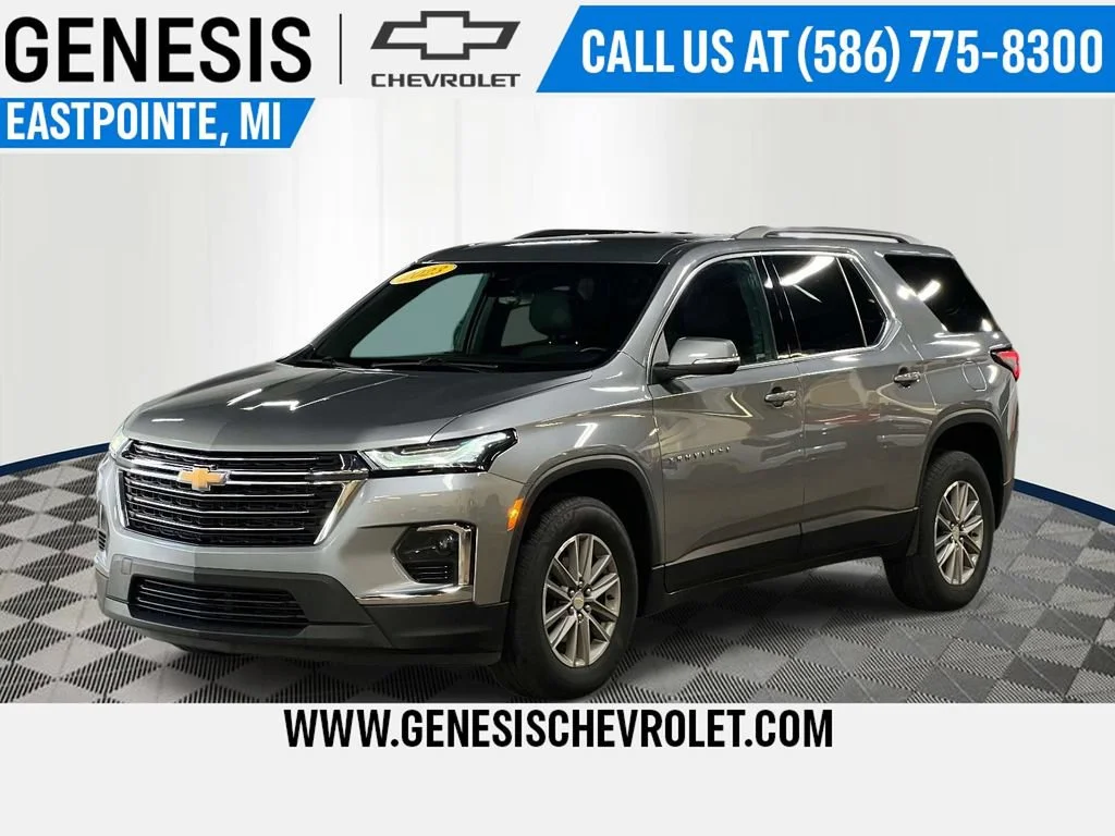 Used 2023 Sterling Gray Metallic Chevrolet LT Cloth image 1