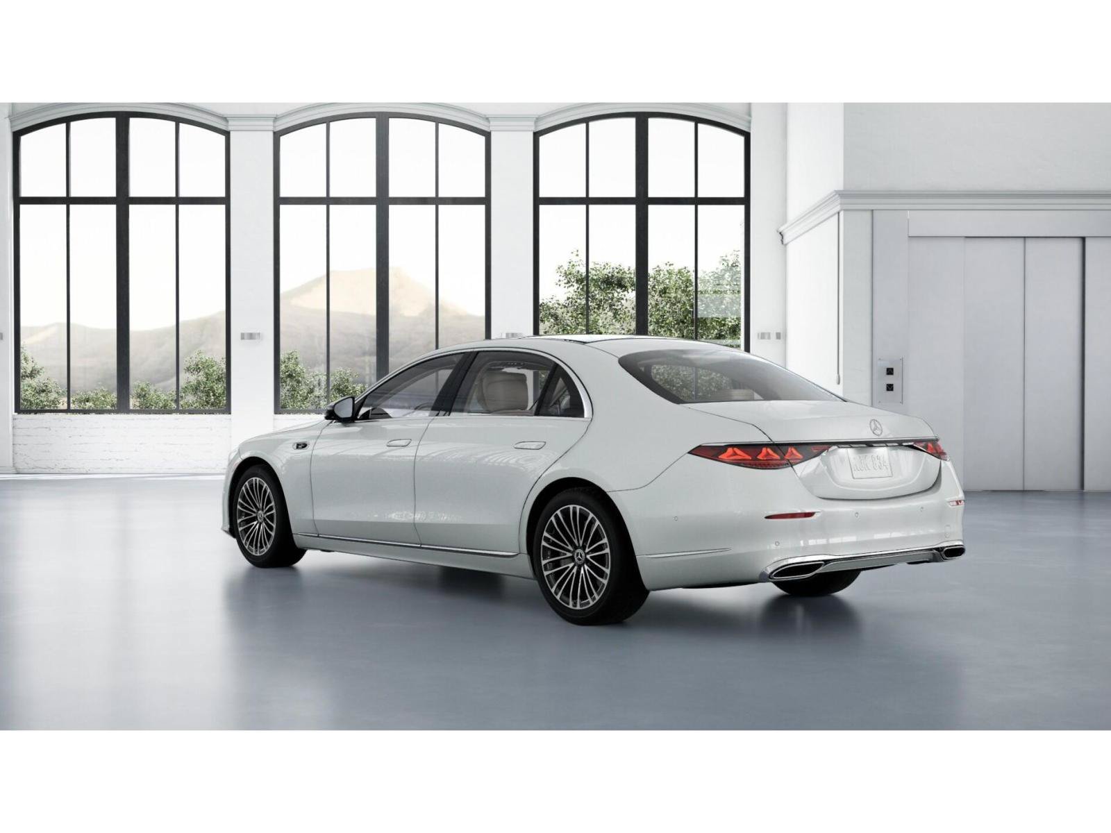 New 2027 MANUFAKTUR Moonlight White Metallic Mercedes-Benz S 500 4MATIC® Sedan image 29
