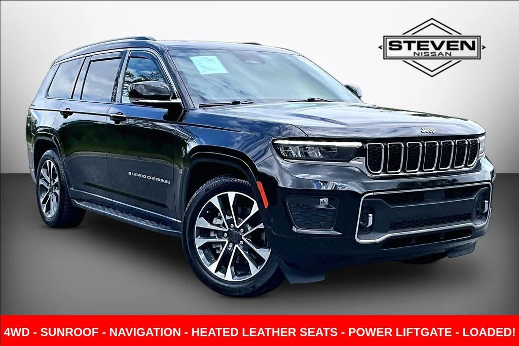 Used 2022 Black Jeep Overland image 1
