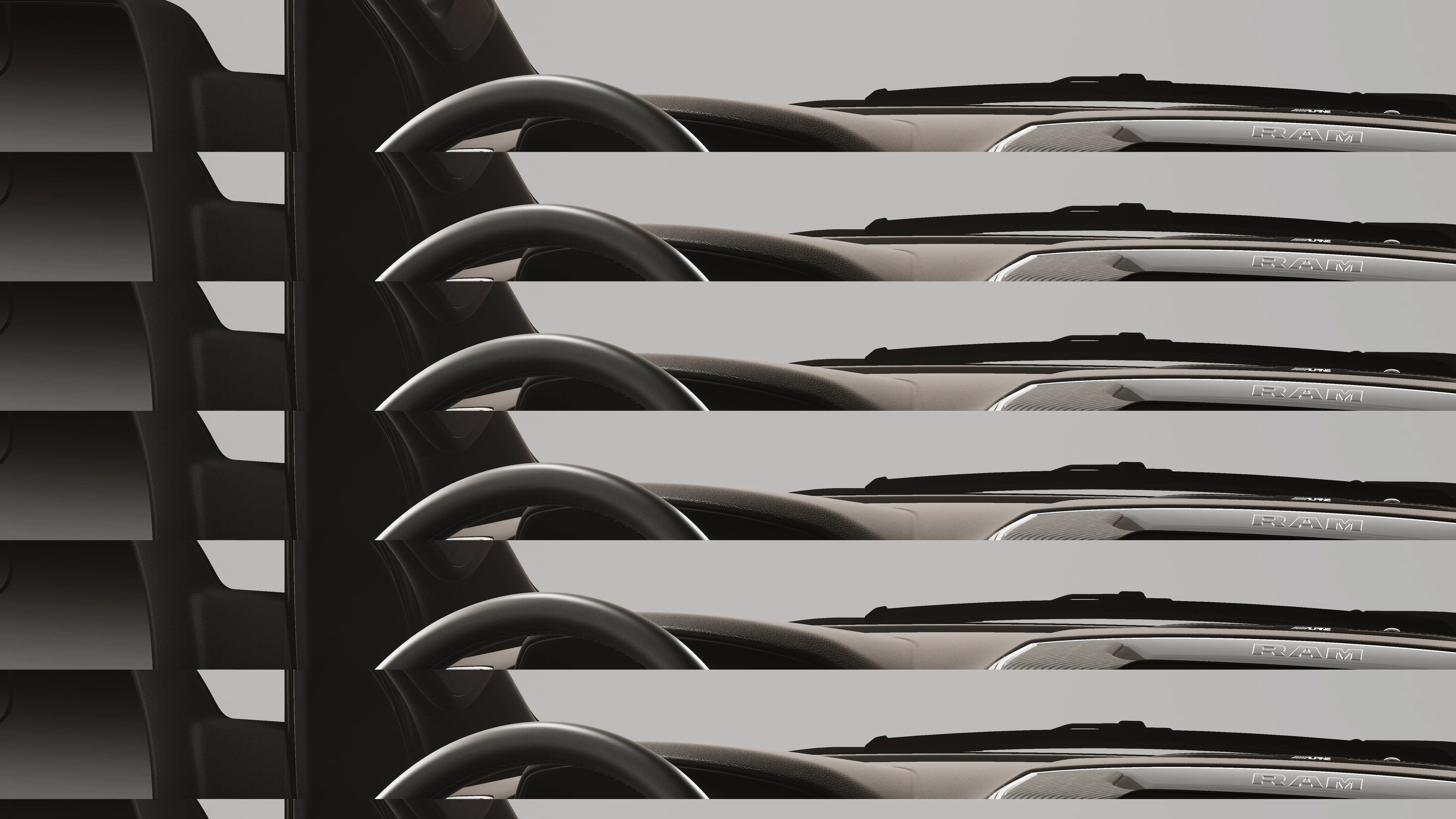 New 2026 Diamond Black Crystal Pearl-Coat Exterior Paint RAM Big Horn/Lone Star image 9