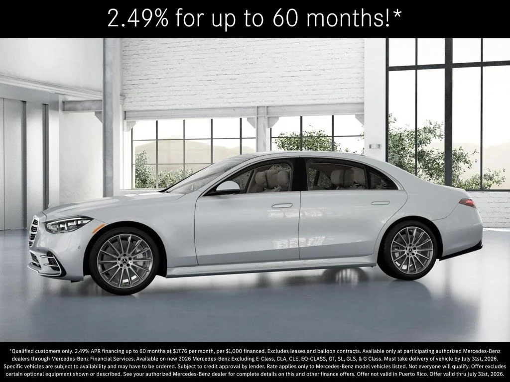New 2026 MANUFAKTUR Moonlight White Metallic Mercedes-Benz S 500 image 36