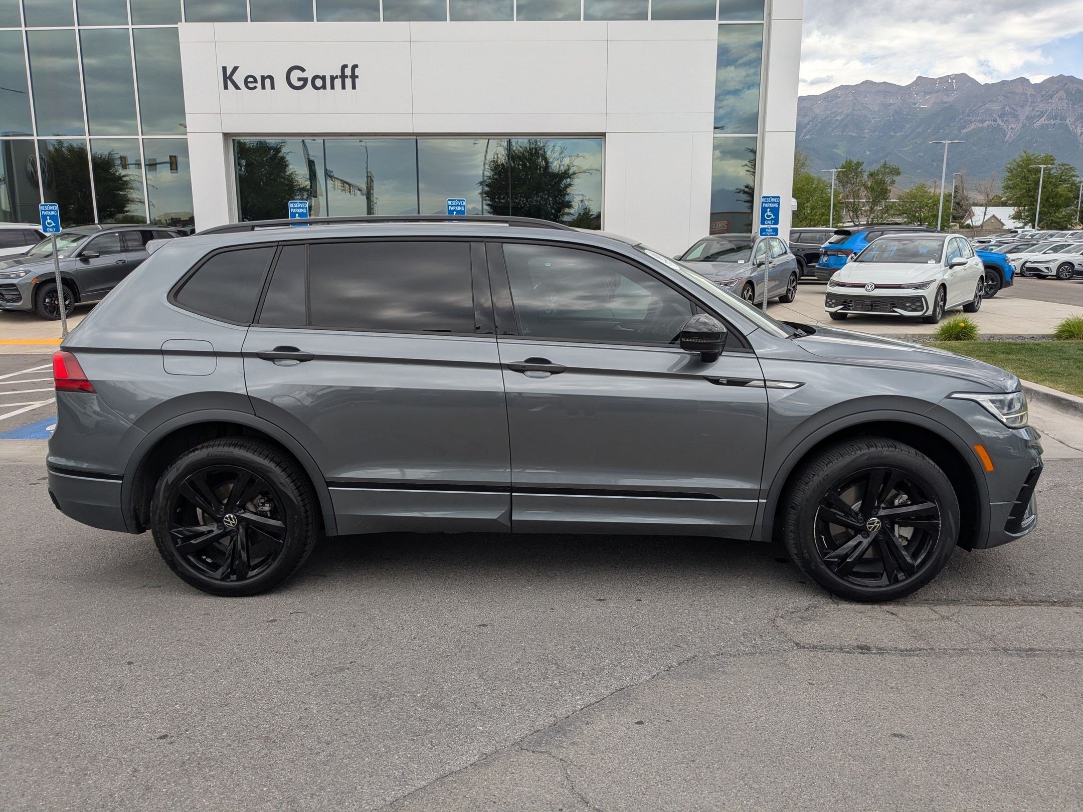 Certified Used 2023 Platinum Gray Metallic Volkswagen SE R-Line Black image 2