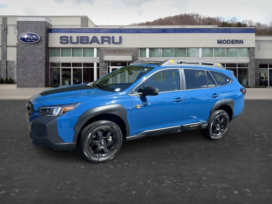 Used 2024 Geyser Blue Subaru Wilderness image 1