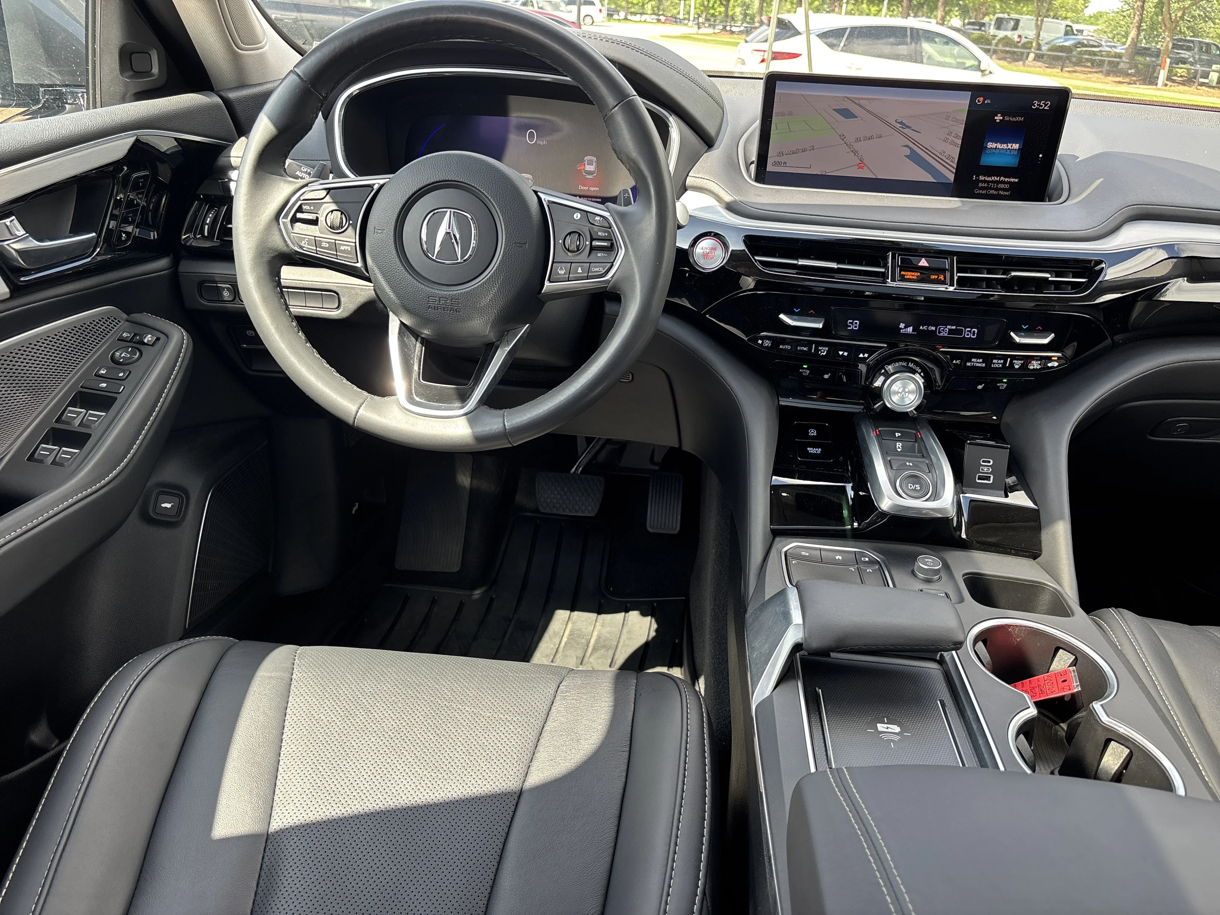 Used 2024 Liquid Carbon Metallic Acura SH-AWD w/Tech Pkg image 17