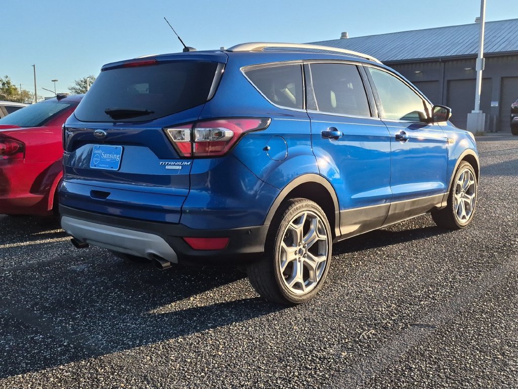 Used 2017 Blue Ford Titanium image 3
