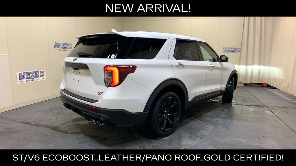 Certified Used 2022 White Metallic Ford ST image 3
