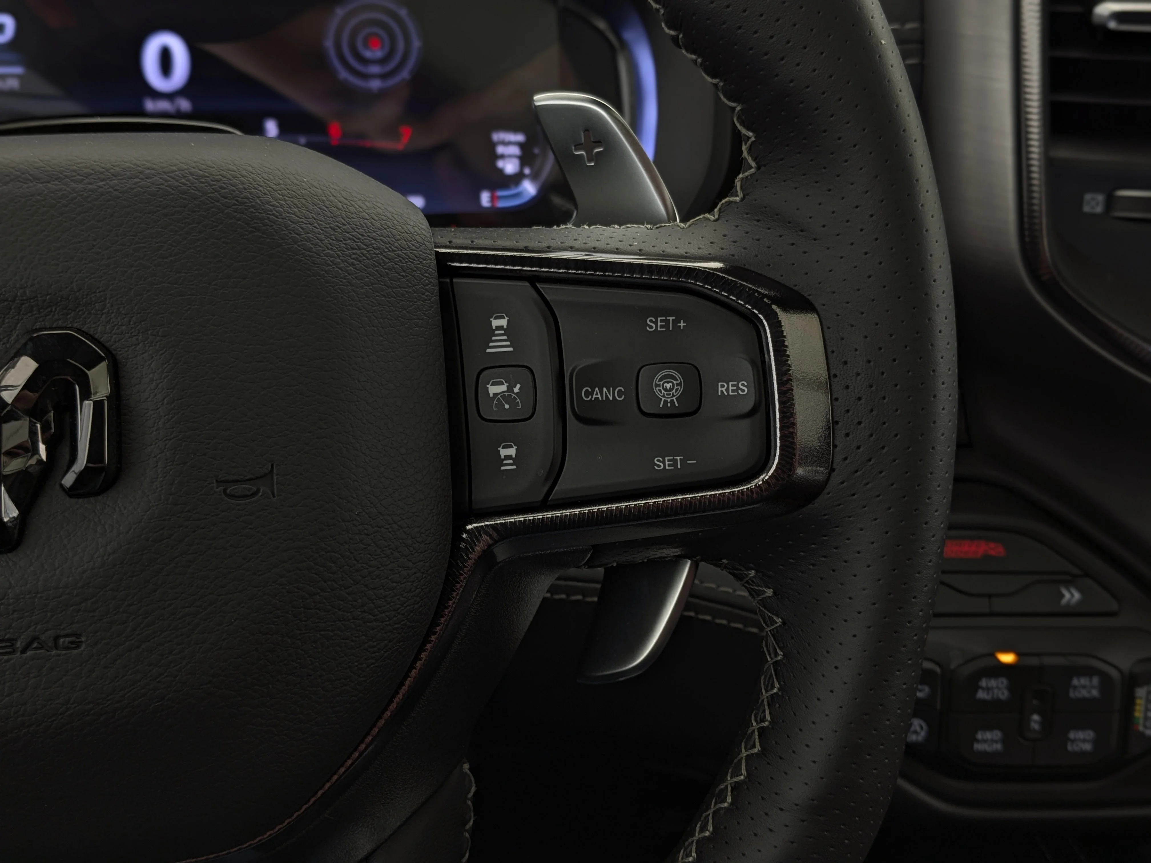 New 2026 Blue RAM RHO - - 3.0L Hurricane HO T-Turbo - RHO Level 1 Pkg w/ 14.4 Screen - Pano Sunroof & Massage Seats! image 21
