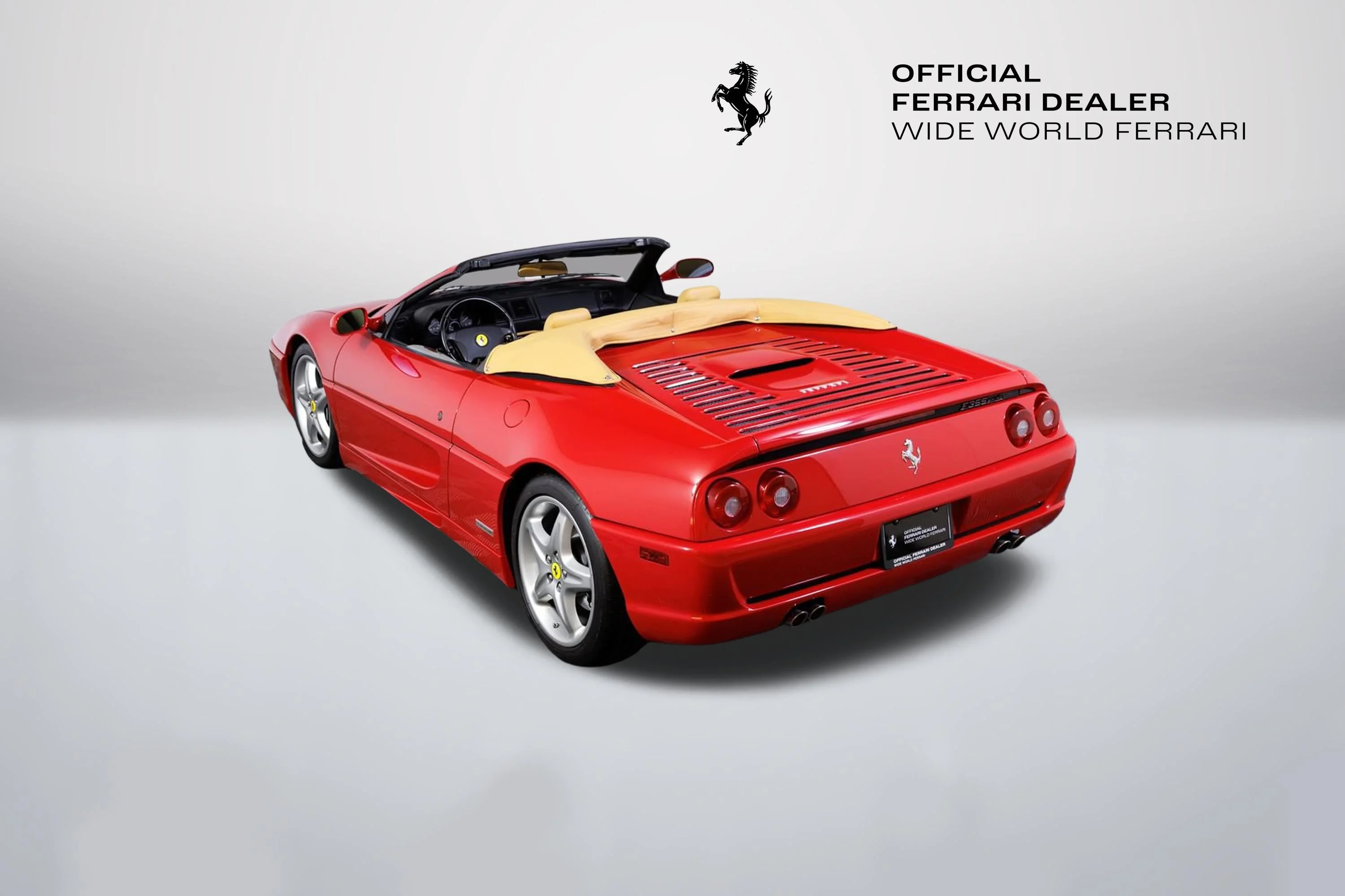 Used 1996 Rosso Corsa Ferrari Spider OEM Manual image 14