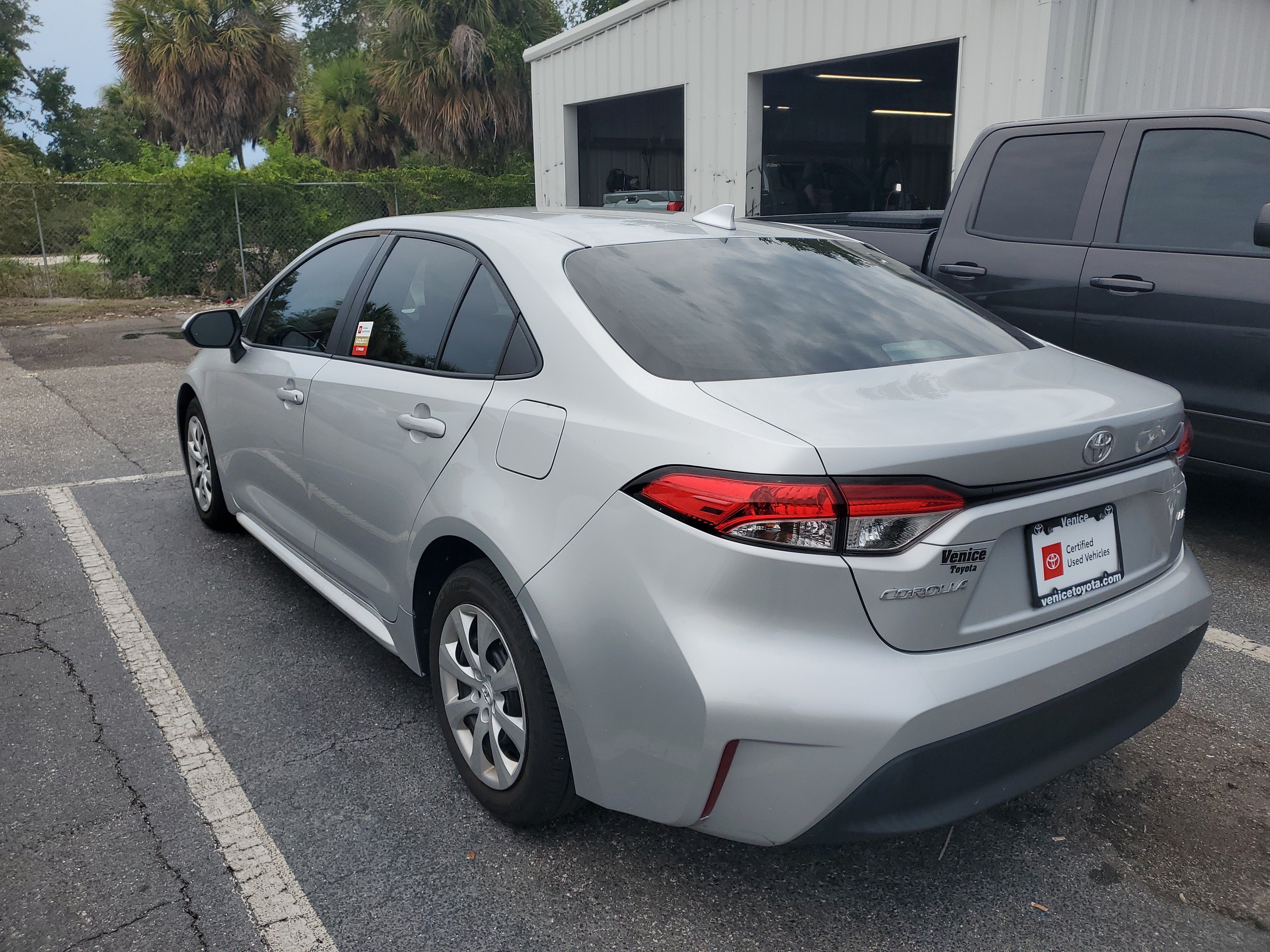 Used 2023 Classic Silver Metallic Toyota LE image 9