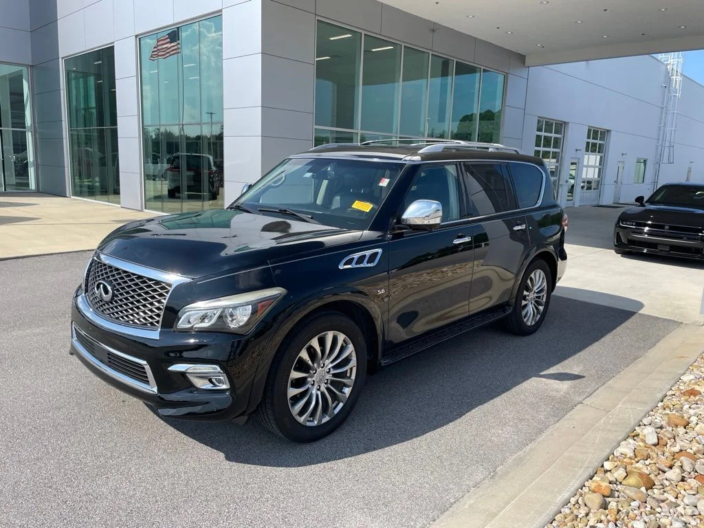 Used 2016 INFINITI QX80 Base with VIN JN8AZ2NDXG9800624 for sale in New Bern, NC