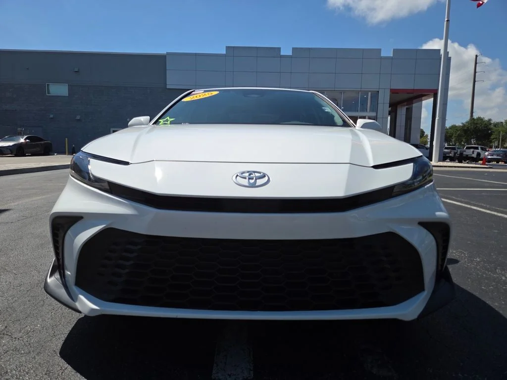 Certified Used 2025 White Toyota SE image 2