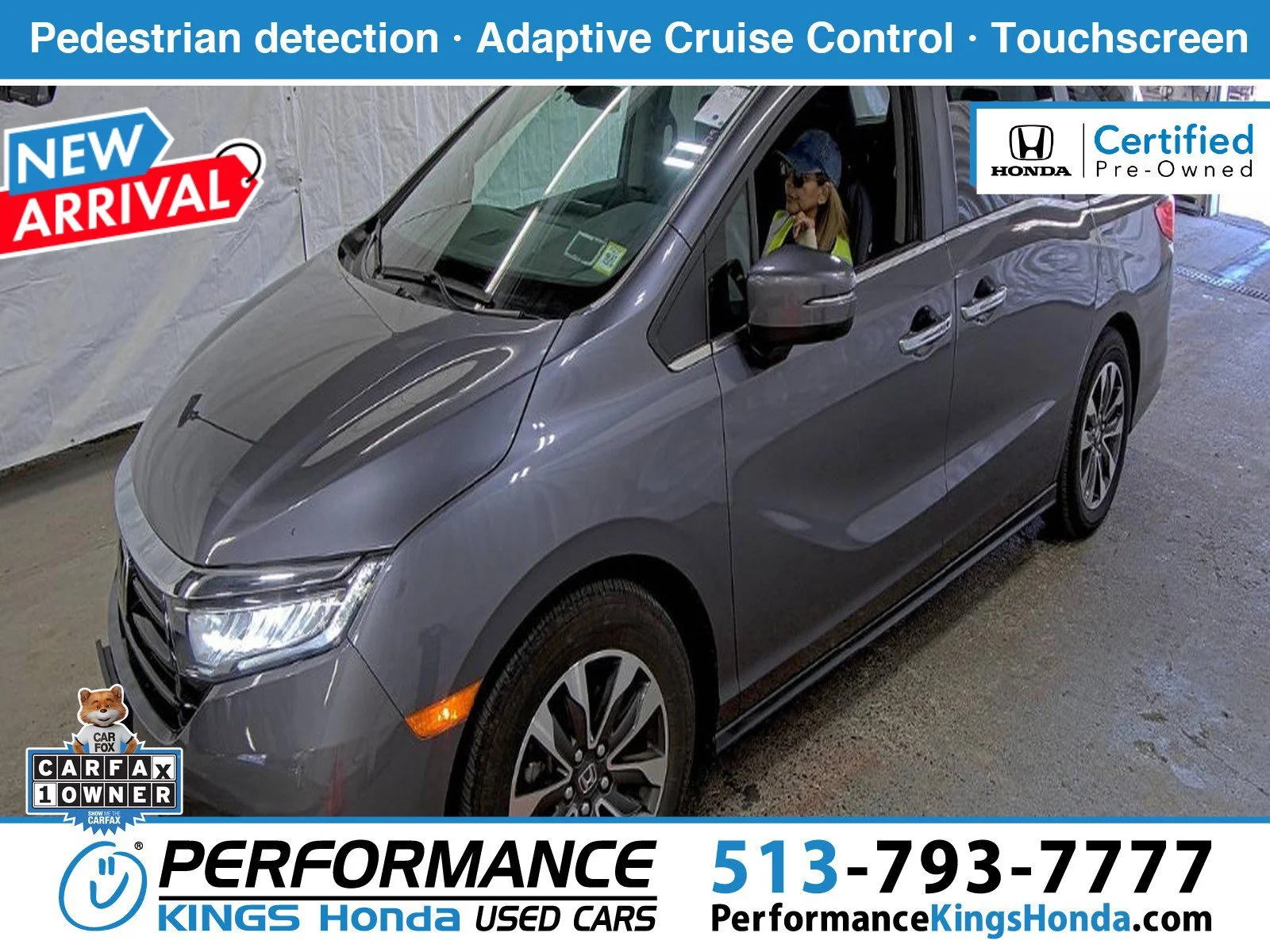 Certified Used 2024 Modern Steel Metallic Honda EX-L image 1