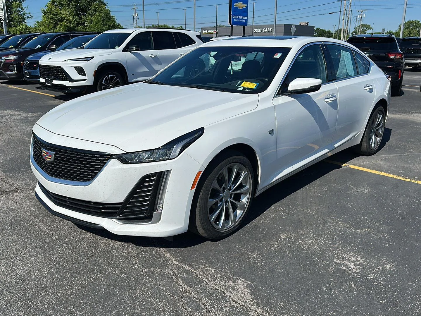 Used 2021 Summit White Cadillac Premium Luxury image 5
