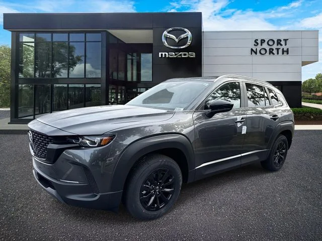 New 2026 Machine Gray Metallic Mazda Preferred AWD image 8