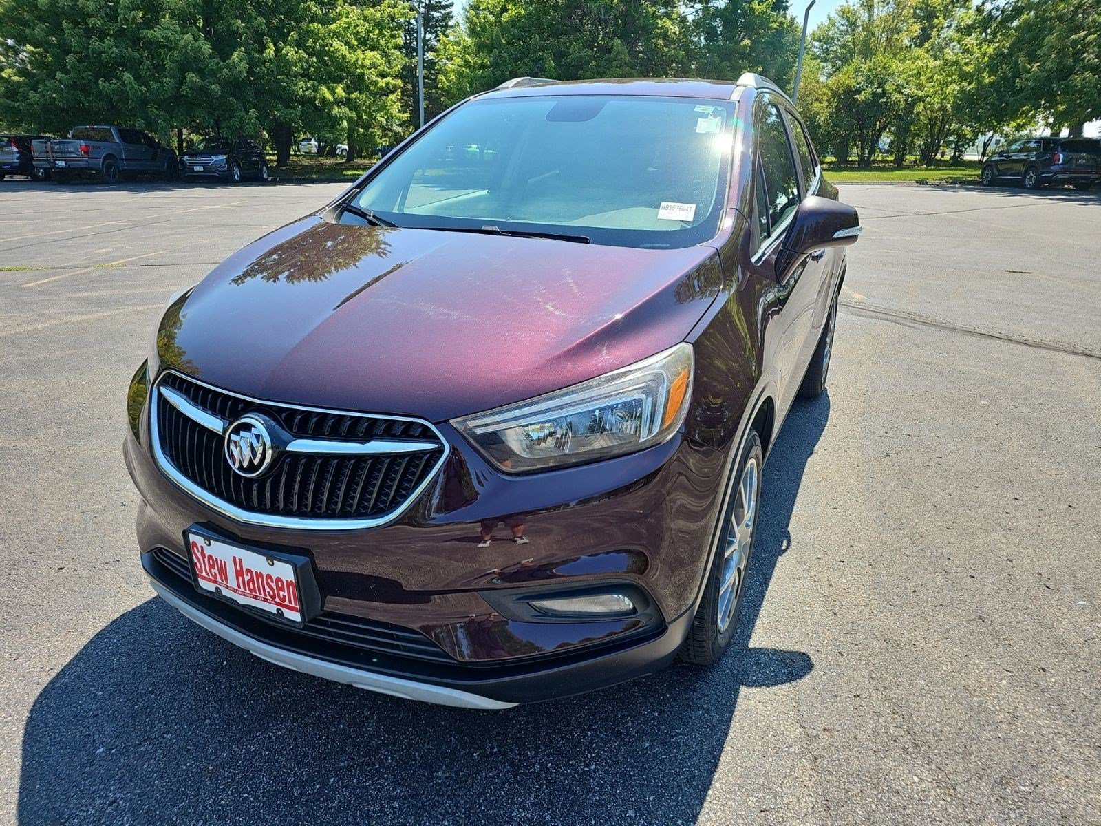 Used 2017 Black Cherry Metallic Buick Sport Touring image 2